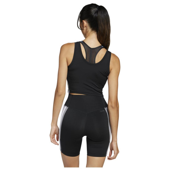 Adidas Γυναικεία αμάνικη μπλούζα Train-Essentials 3-Stripes Cropped Tank Top